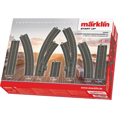 Märklin gleis mit - c-gleis, (mit